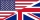      Britische und amerikanische Flagge